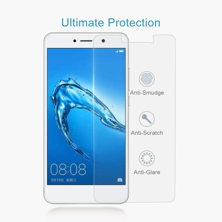 Tempered glass screen protector for Huawei Y7 with anti-smudge and anti-glare