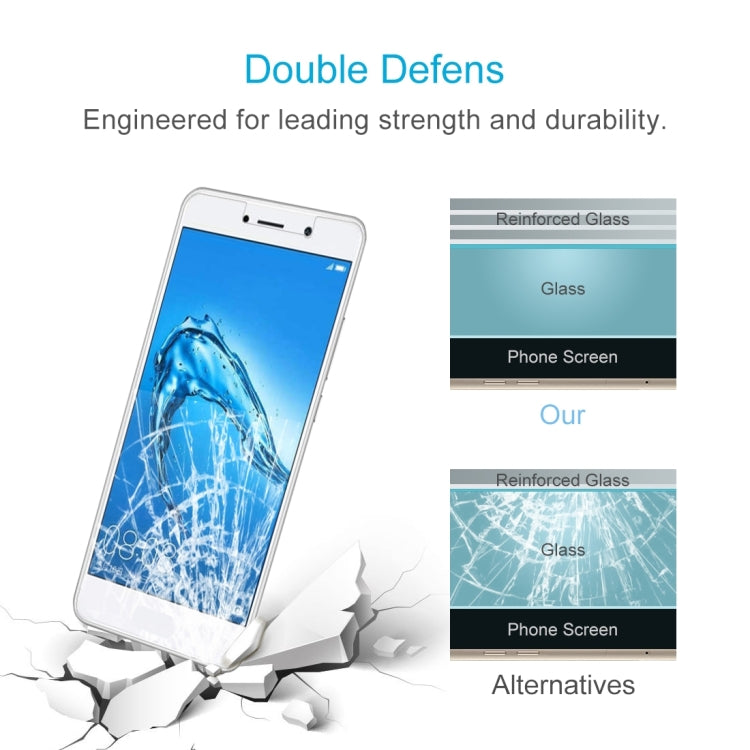 Reinforced tempered glass screen protector for Huawei Y7 for durable protection