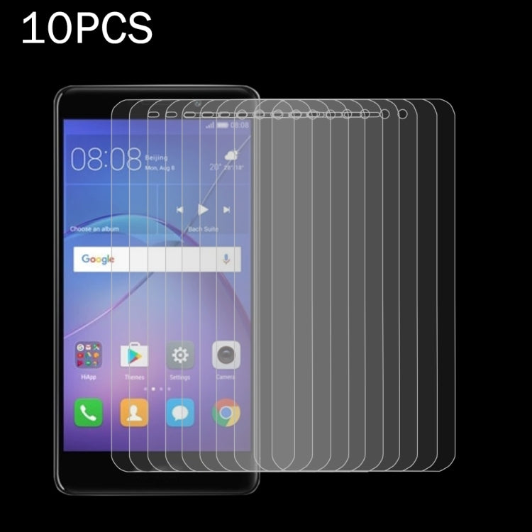 10-pack tempered glass screen protectors for smartphone, clear 2.5D curved edge