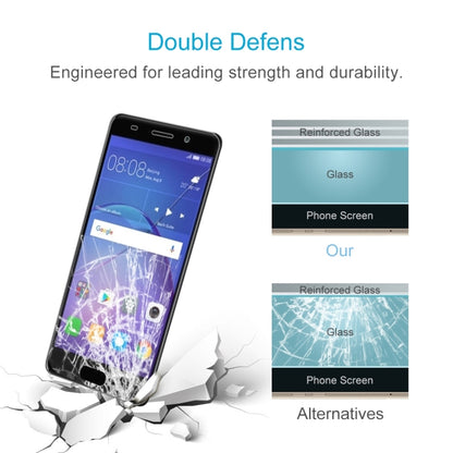 Tempered glass screen protector shown on phone, reinforced glass for durability