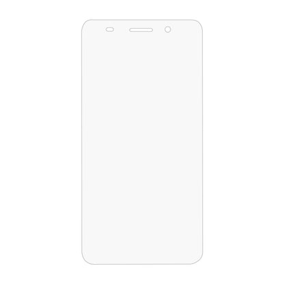 Clear tempered glass screen protector film with rounded corners