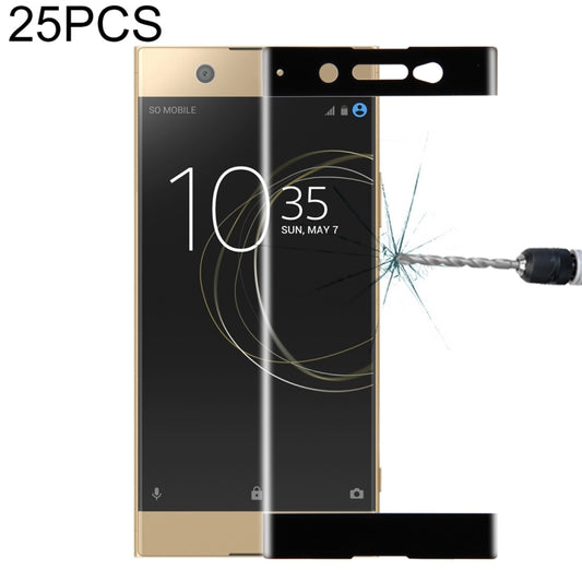 Tempered glass screen protector set for Xperia XA1 Ultra, full-screen curved clear sheet