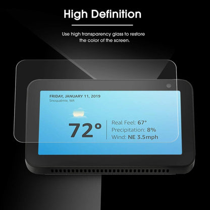 Explosion-proof tempered glass screen protector for Echo Show 5, transparent high-clear screen overlay