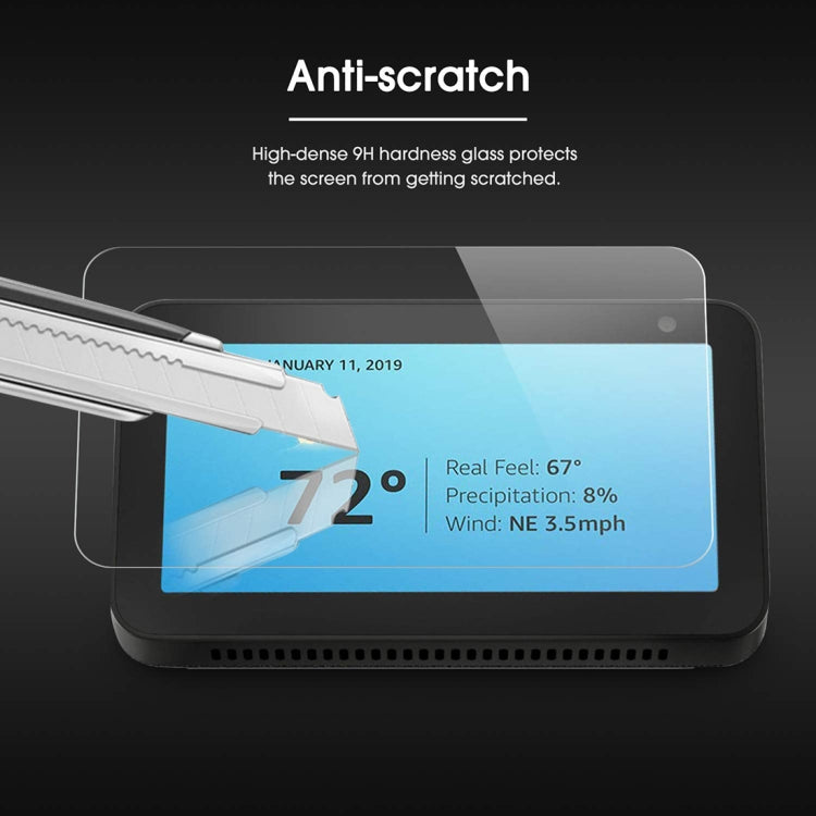 Explosion-proof tempered glass screen protector for Echo Show 5, scratch-resistant clear glass film