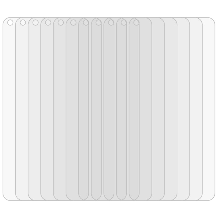 Clear tempered glass screen protector sheets for Huawei Nova 4 with cutouts
