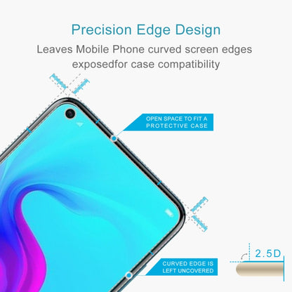 2.5D curved tempered glass screen protector with open-edge compatibility