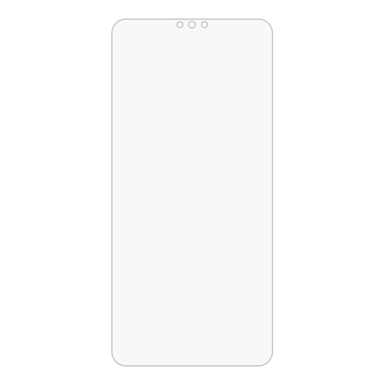 Clear tempered glass screen protector film for smartphone, blank front
