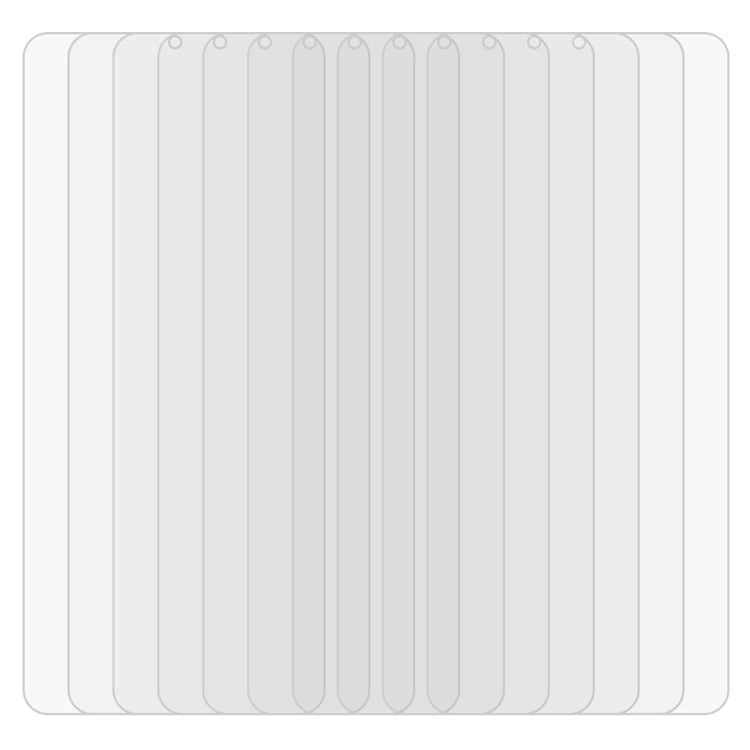 Clear 2.5D tempered glass screen protector set, 100-pack