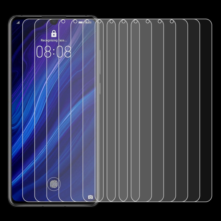 Tempered glass screen protectors, 2.5D curved edge, 100-pack layered