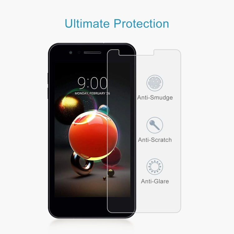 Tempered glass screen protector film for LG K9 with anti-smudge, anti-scratch, anti-glare