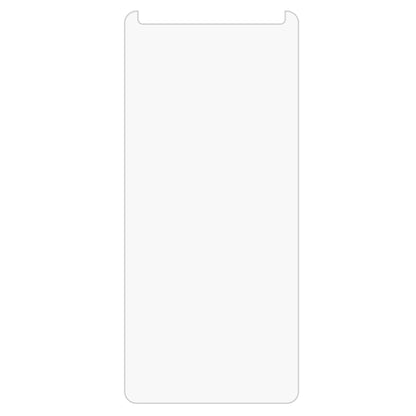 Clear tempered glass screen protector for smartphone front display, rounded corners