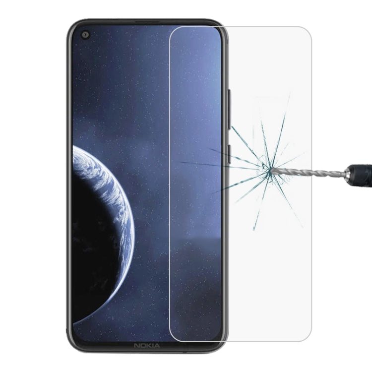 Tempered glass screen protector for Nokia 8.1 Plus, clear with curved 2.5D edges