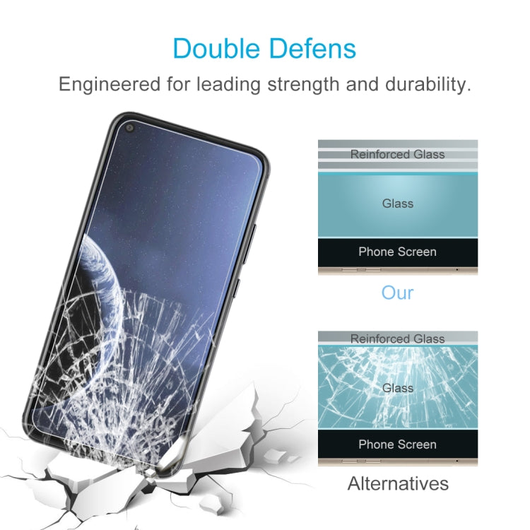 Tempered glass screen protector shown with reinforced glass strength layers