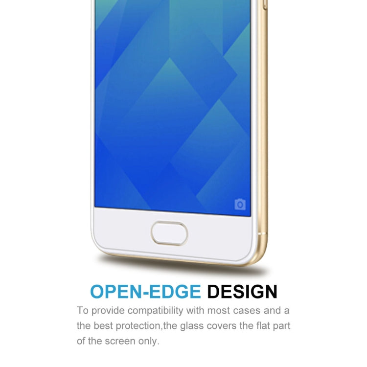Meizu M5S tempered glass protector covering the screen flat area only