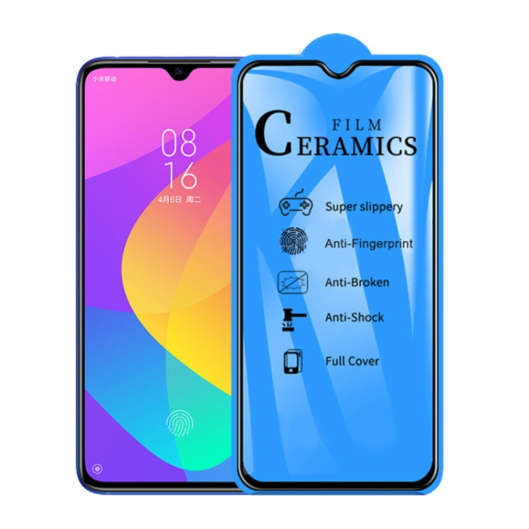 Ceramics screen protector film applied to Xiaomi Mi A3/CC9e, full cover front