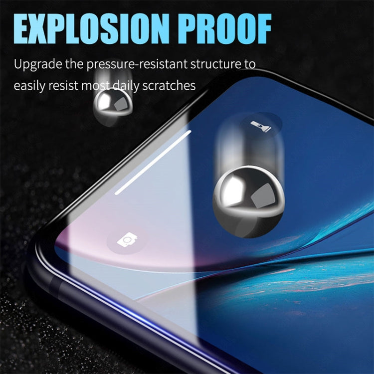 Explosion-proof ceramics screen protector film with reinforced impact-resistant layer