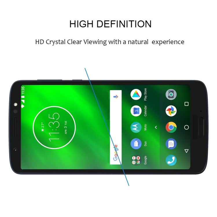 HD crystal-clear tempered glass screen protector for full front display coverage
