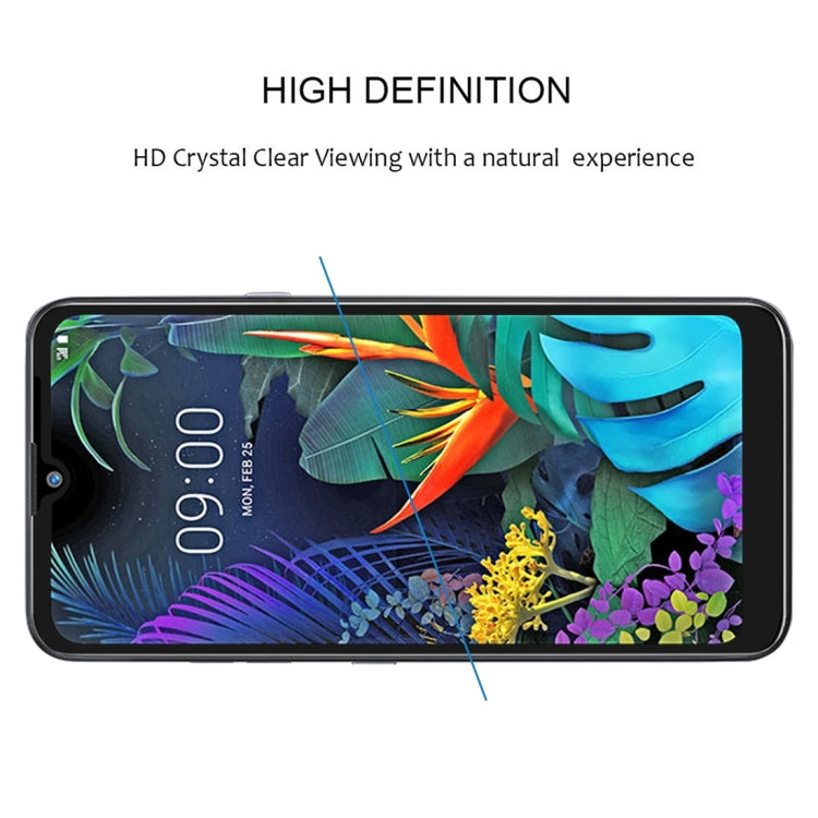 Tempered glass screen protector for smartphone front, clear HD viewing coverage