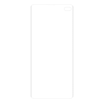 Curved HD PET screen protector film with rounded edges and small top cutout