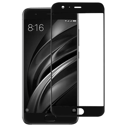 Tempered glass screen protector for smartphone display, clear full-coverage shield