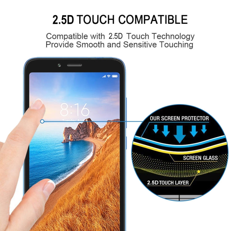 2.5D touch compatible tempered glass screen protector film during application