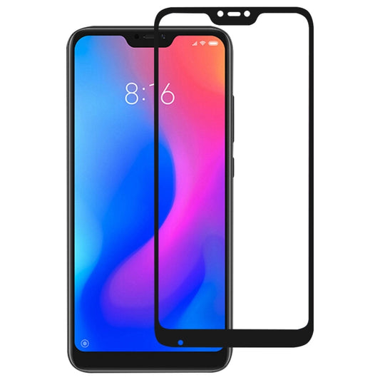 Tempered glass screen protector film for smartphone, full cover with black edges