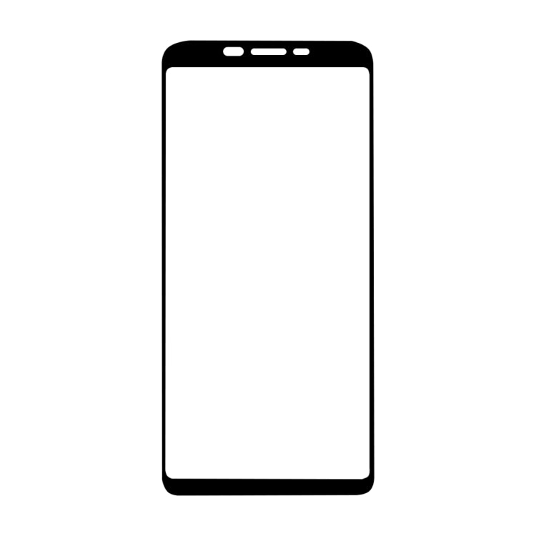 Full-screen tempered glass screen protector, clear film with black border