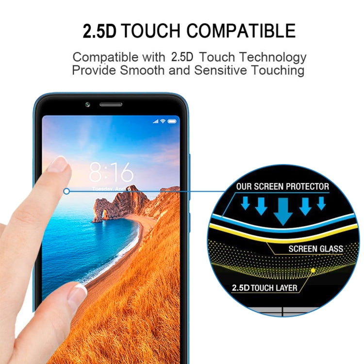 Tempered glass screen protector with 2.5D curved edges for smooth touch