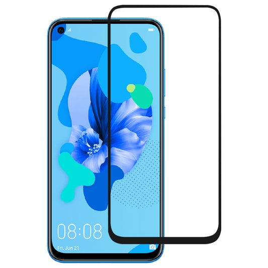 Tempered glass screen protector film for full-face smartphone display, clear and curved