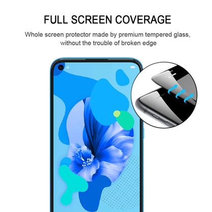 Tempered glass screen protector over smartphone display with edge impact protection inset