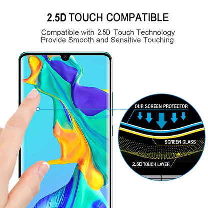 Curved edge tempered glass screen protector for Huawei P30 Pro, 2.5D rounded edges