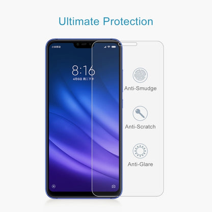 Tempered glass screen protector film with anti-smudge, anti-scratch, anti-glare