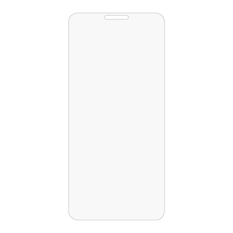 Clear tempered glass screen protector sheet, rounded 2.5D edges