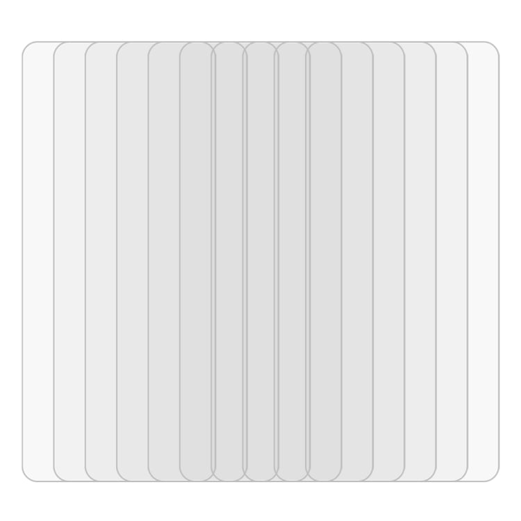 Set of tempered glass screen protectors with rounded 2.5D edges