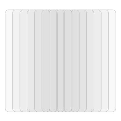 Set of tempered glass screen protectors with rounded 2.5D edges