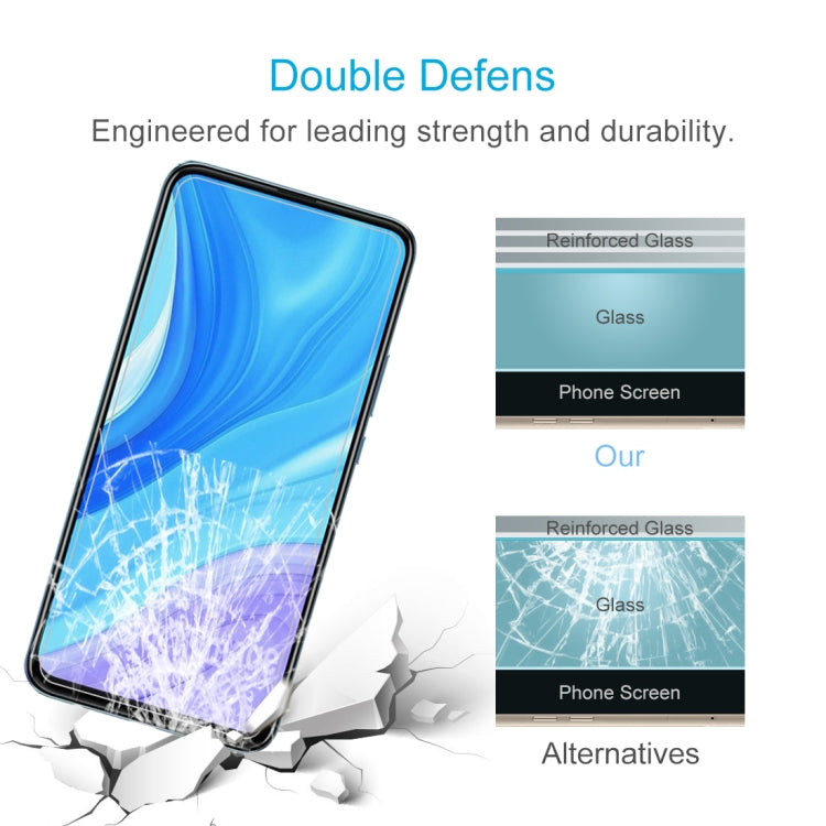 Reinforced tempered glass screen protector film for smartphone, impact-resistant