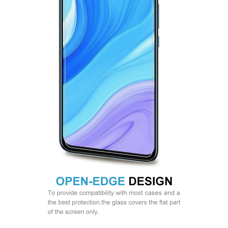 Tempered glass screen protector fitted to a curved-edge smartphone display