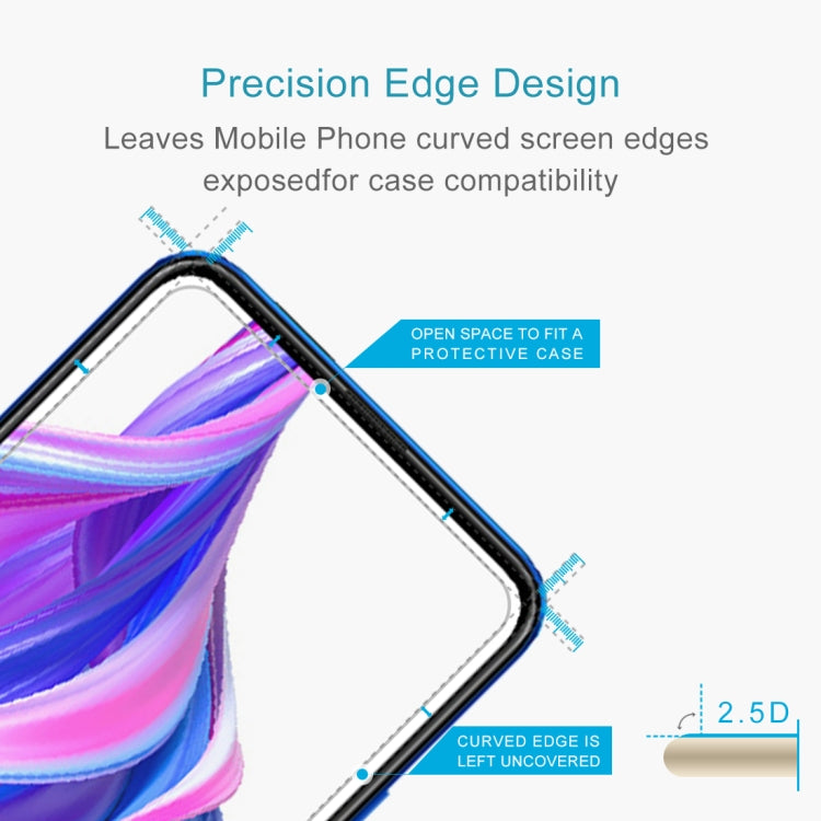 2.5D tempered glass screen protector with precise curved edge cutouts