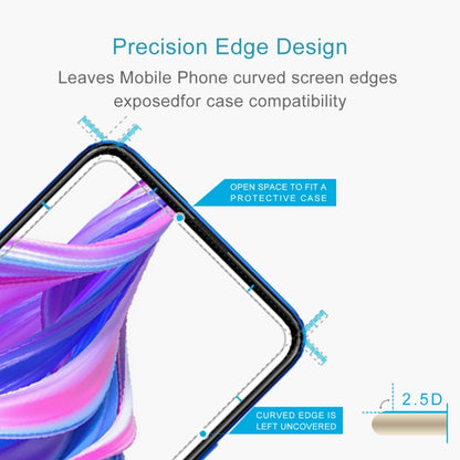 2.5D tempered glass screen protector with precise curved edge cutouts