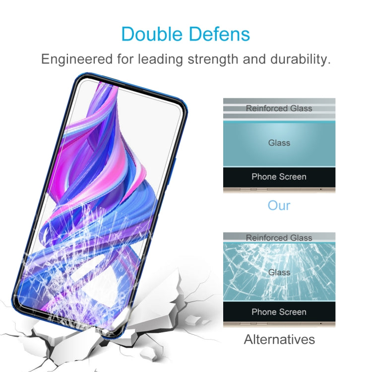 Tempered glass screen protector for Honor 9X with reinforced, impact-resistant protection