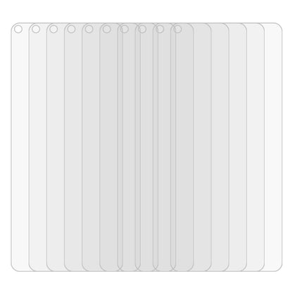 10-pack tempered glass screen protectors, clear 2.5D curved edge sheets