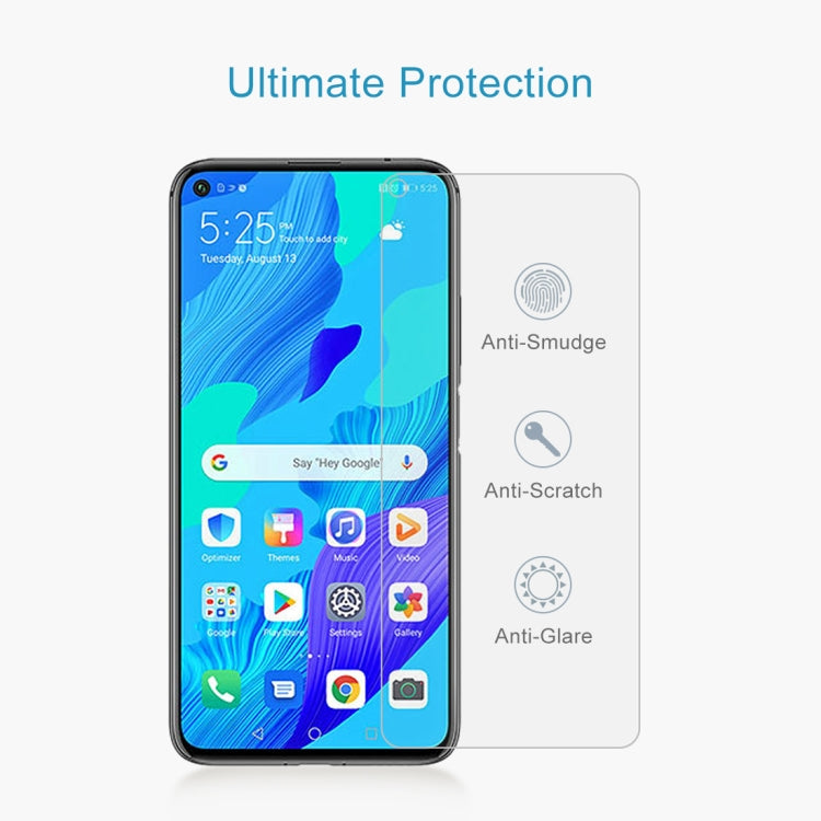 Tempered glass screen protector with anti-smudge, anti-scratch, anti-glare cover on phone