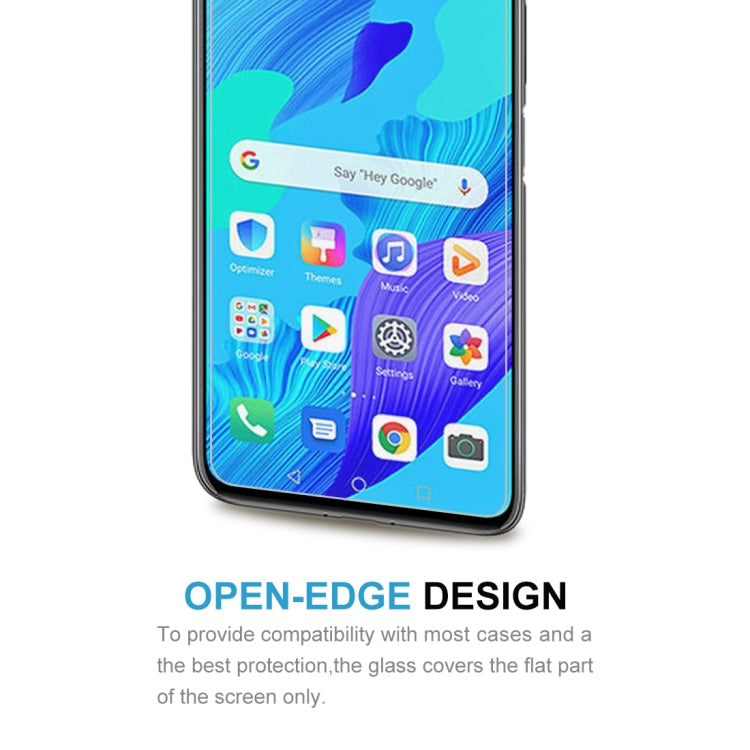 Tempered glass screen protector with open-edge design for Huawei Nova 5T phone