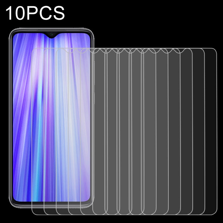 10-pack tempered glass screen protector films with 2.5D curved edges for phone screens