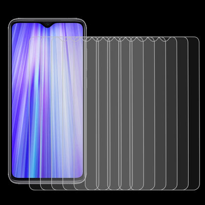 Phone with multiple tempered glass screen protectors laid over the display