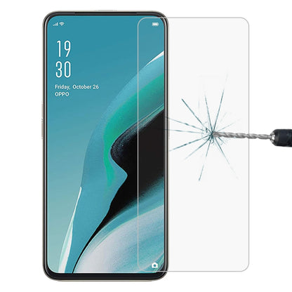 Tempered glass screen protector on smartphone screen, cracked glass impact visible