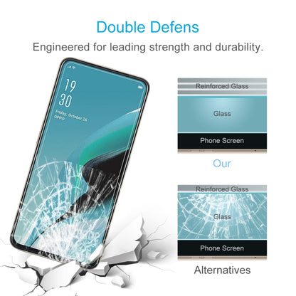 Tempered glass screen protector shown with impact cracks on the phone screen