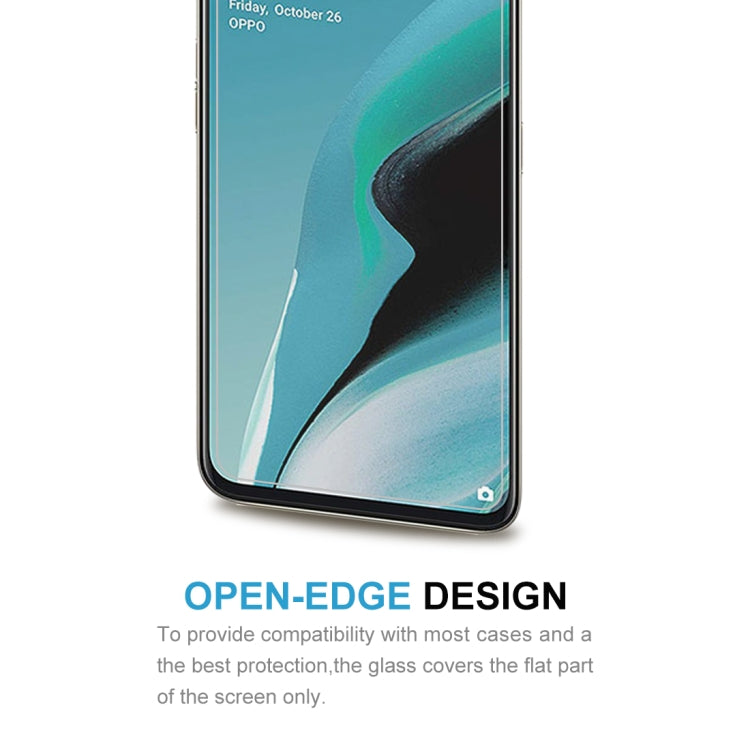 Tempered glass screen protector fitted on a smartphone display