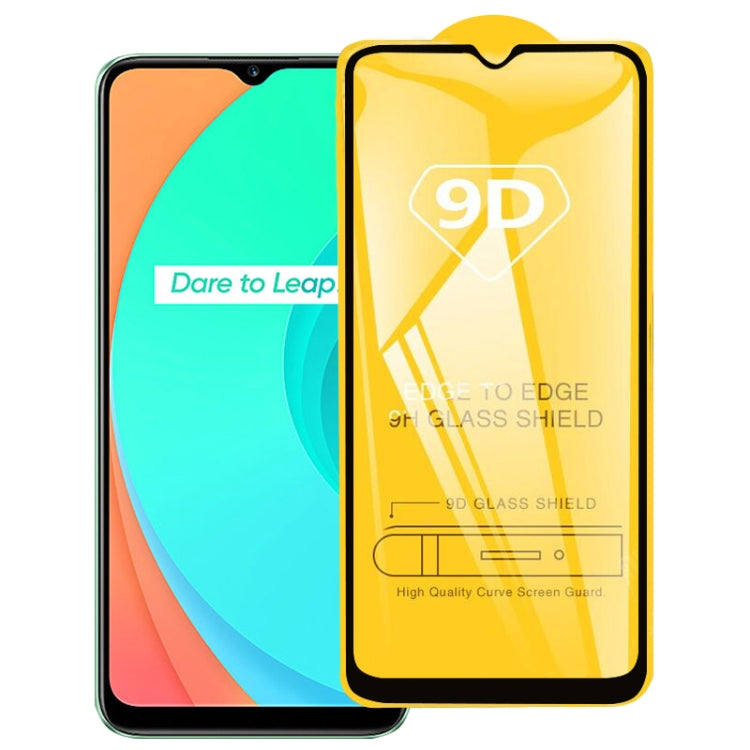 9D full glue tempered glass screen protector for smartphone, curved edge coverage