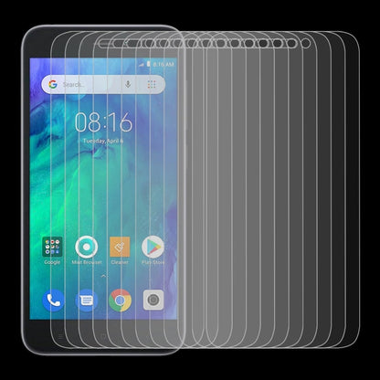 Pack of multiple tempered glass screen protectors for Redmi Go phone display
